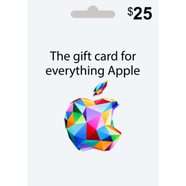 Apple gift card 25$